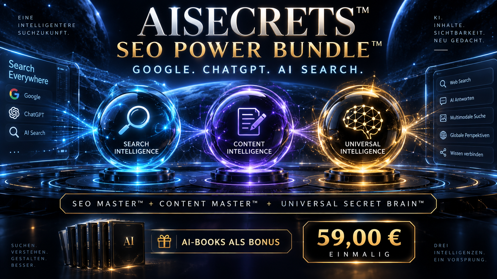 ✪ AISECRETS™ SEO POWER BUNDLE™ Produktbild