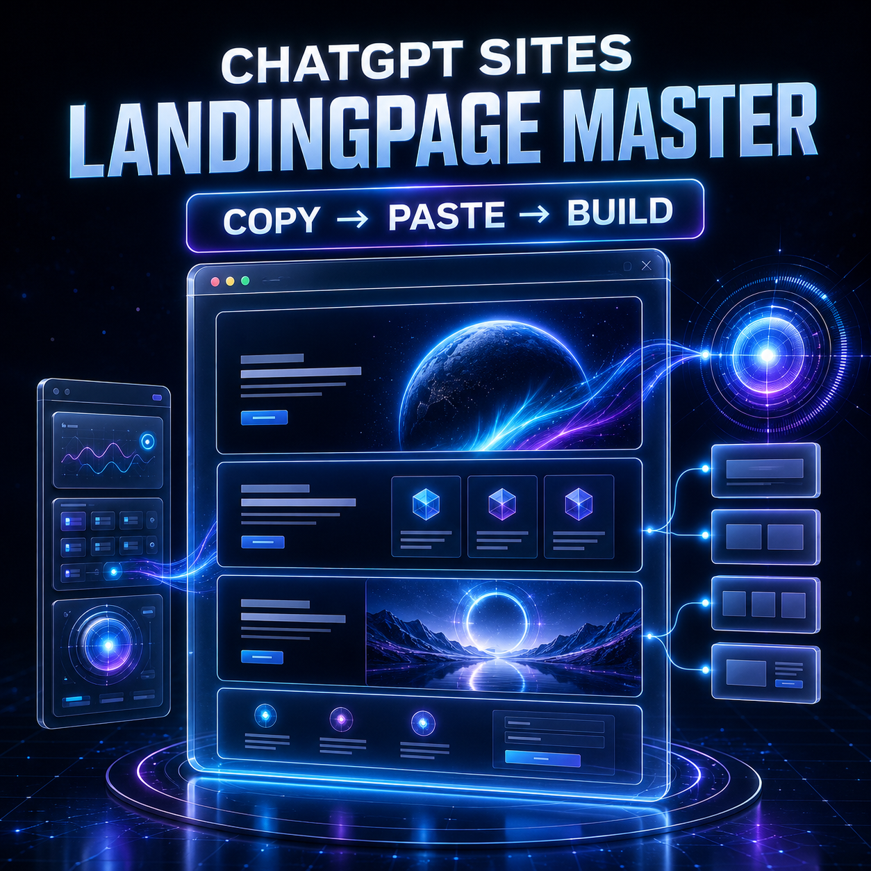 ✪ AISECRETS™ CHATGPT SITES — PRODUCT LANDINGPAGE MASTER