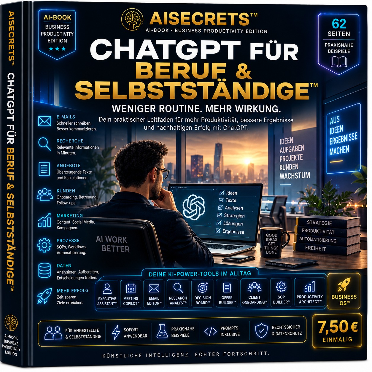 ✪ AISECRETS™ CHATGPT FÜR BERUF & SELBSTSTÄNDIGE™ Produktbild