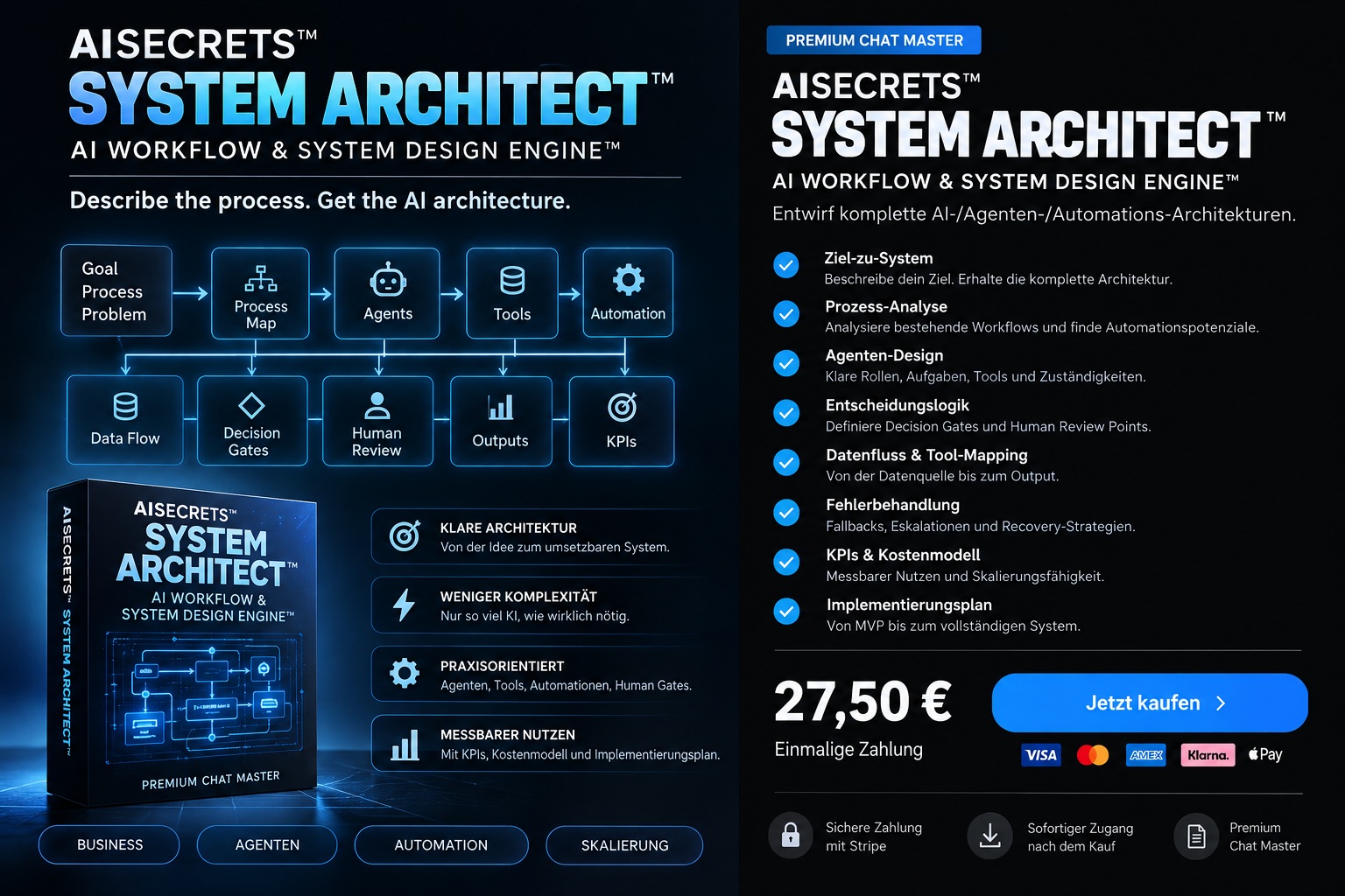 ✪ AISECRETS™ SYSTEM ARCHITECT™ Produktbild
