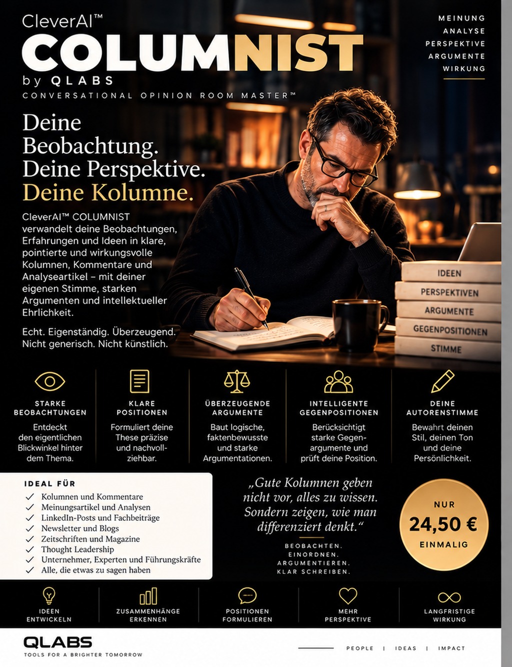 CleverAI™ COLUMNIST by QLABS Produktbild